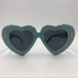 Thick Heart Shaped Sunglasses